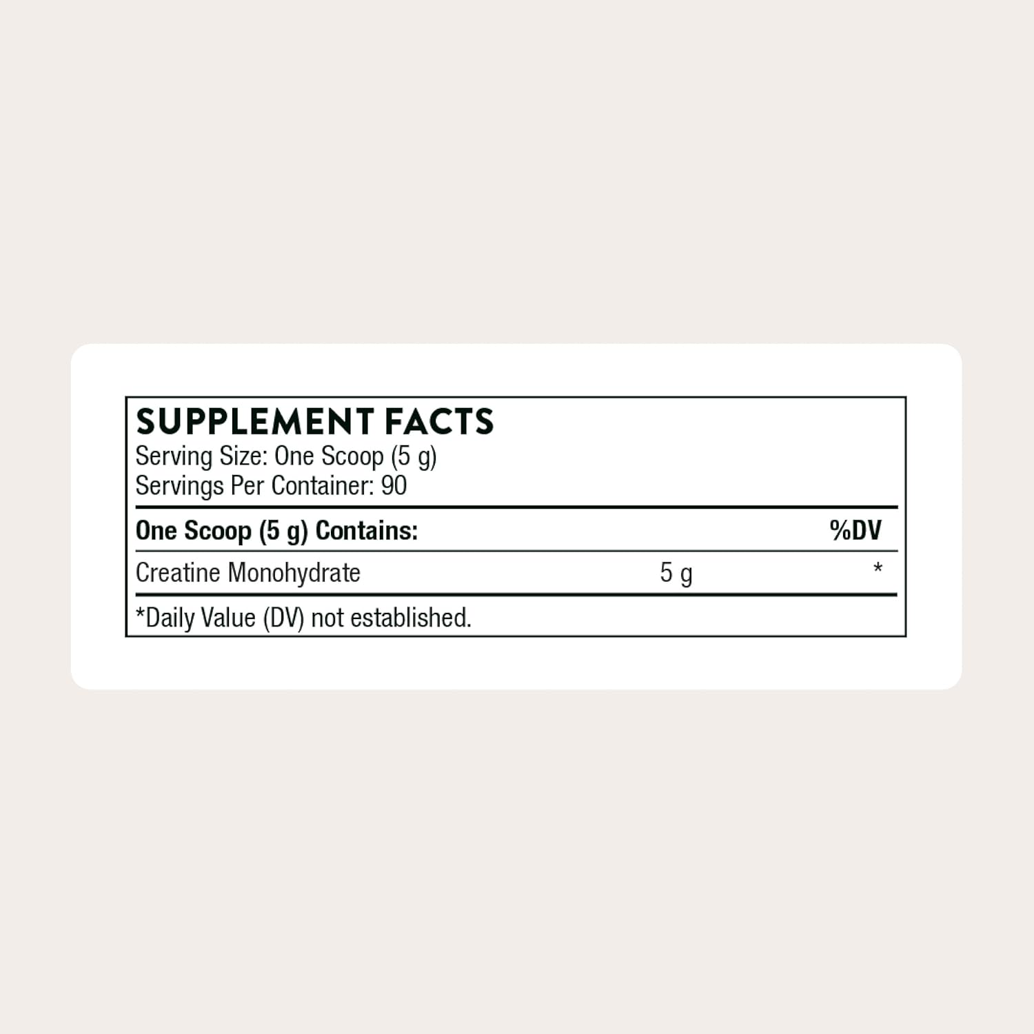 Thorne Creatine - 90 Servings